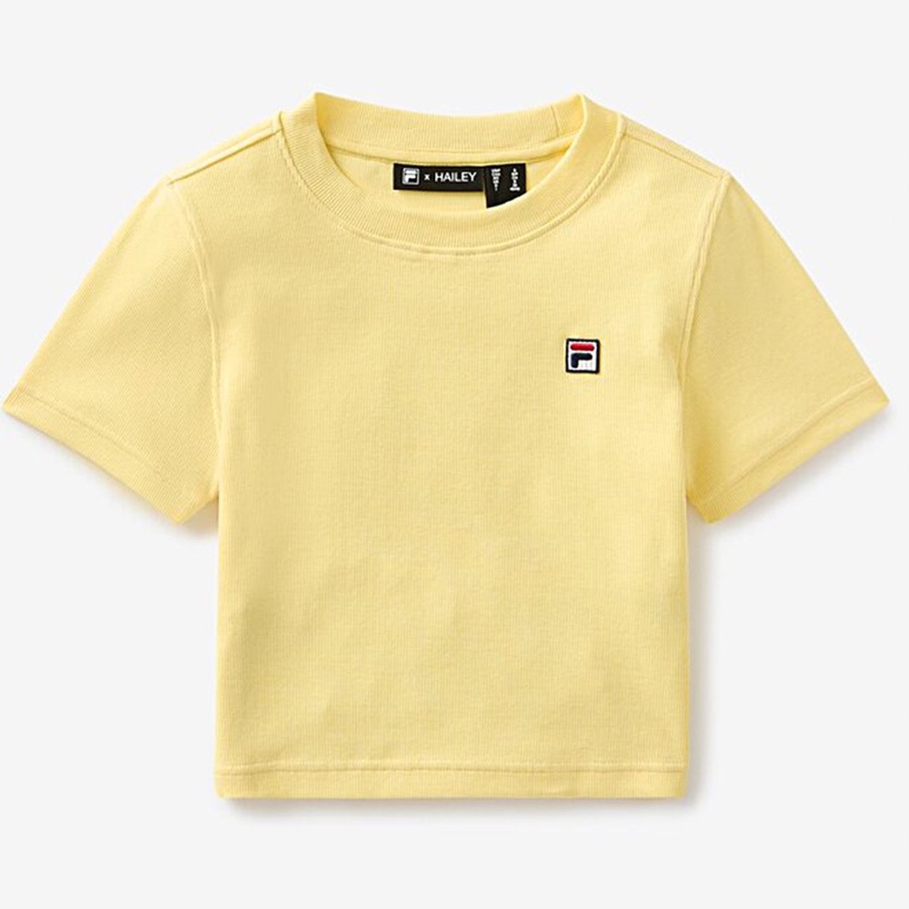 FILA x HAILEY Green Baby T-Shirt
